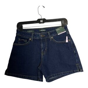 NWT Wild Fable Shorts Women Mid Rise Dark Wash Denim Country Summer Staple Sz 2